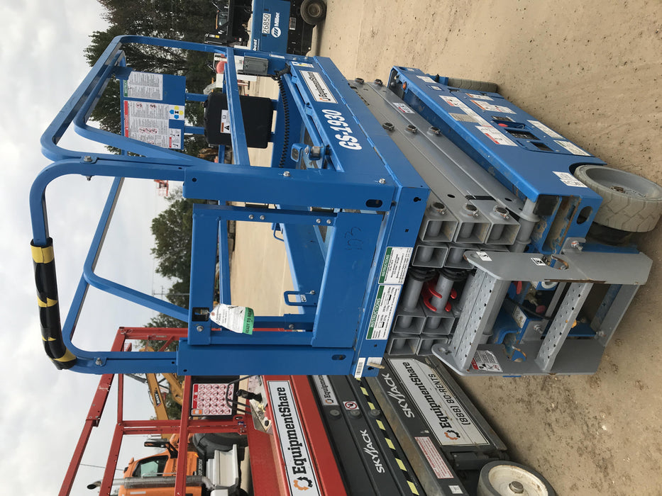 2020 Genie GS-1930 Solid Non Marking Tires, Beacon, Folding rails with half height swing gate