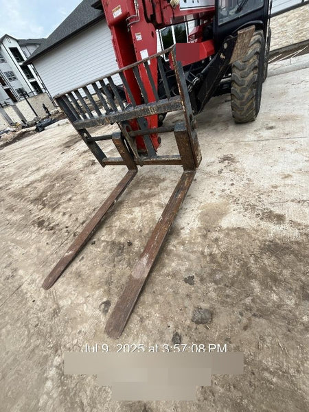 2019 Manitou MTA10055 Cab/Heat/Air, 120 HP, Solid Tires, Work Lights, Lift Hook, Auxiliary Hydraulics 66" Carriage and 60" Forks