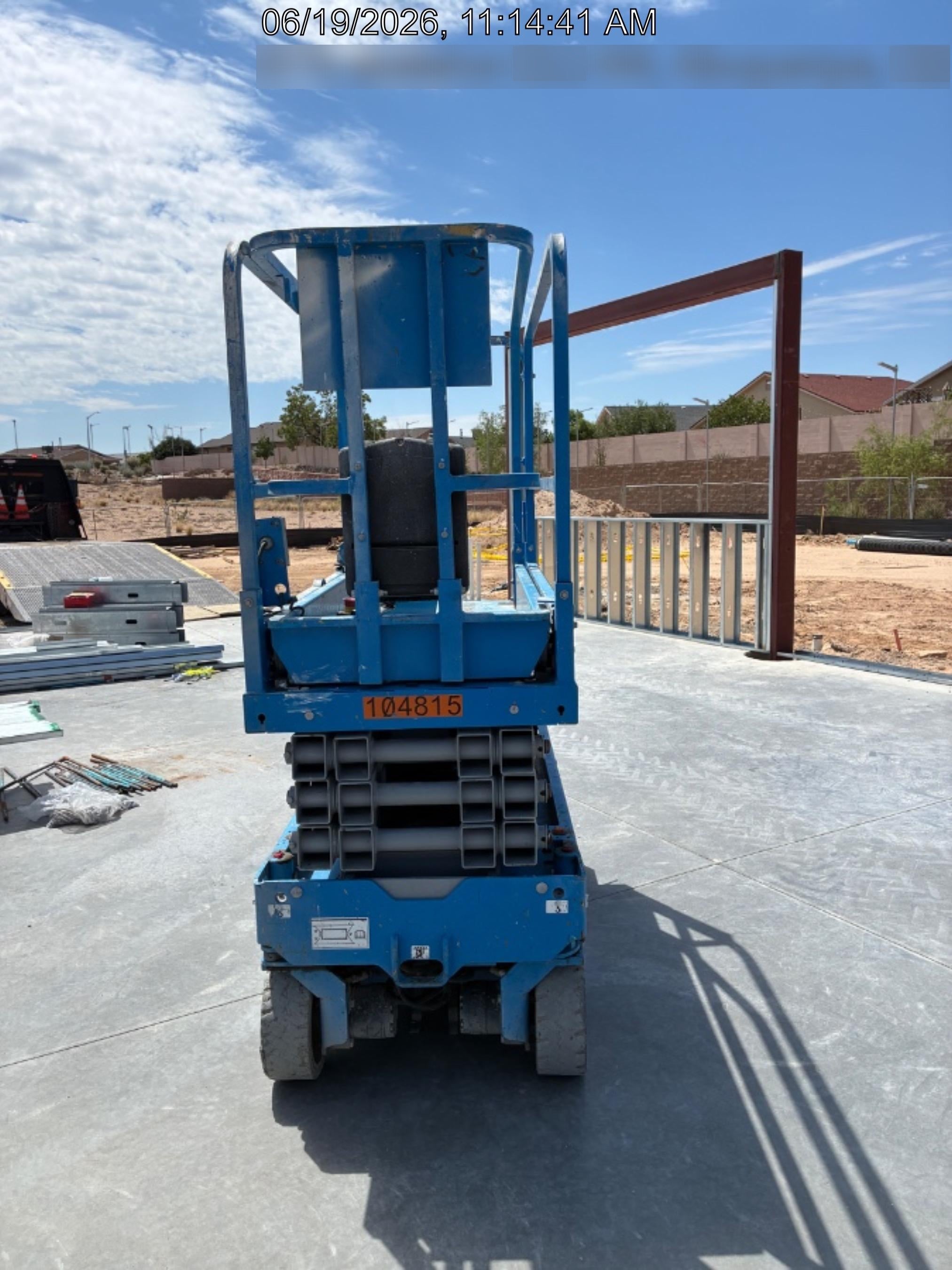 2020 Genie GS-1930 Fixed rails with chain entry gate - Pre A92.20