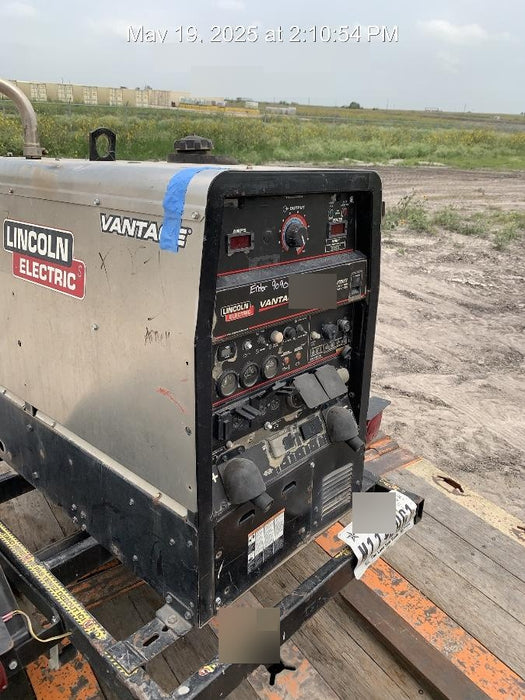 2019 Lincoln Electric Vantage 322 Ready-Pak 3, Two Wheel Trailer, Fender and Light Kit, Cable Rack