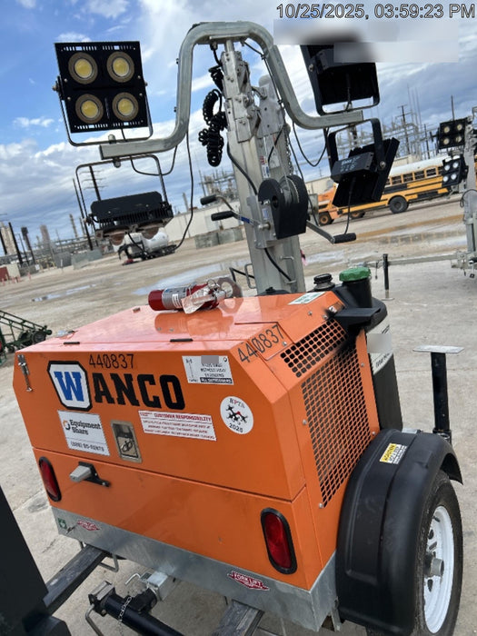 2024 Wanco WLTT-4MM4K Diesel, Deep Sea Controller, Shore Power Plug, Auto Start, (4) 350W LED Floodlights, 4kW Generator, 60 Gal Fuel Tank, 2" Ball, T3