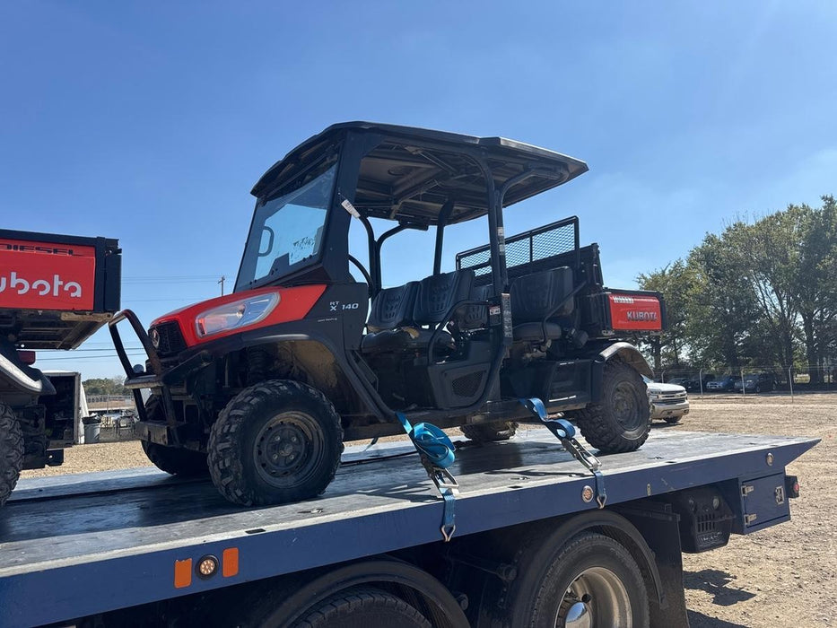 Kubota RTV-X1140W-H 4WD, LED Strobe, Windshield Acrylic Clear, Plastic Canopy, Wire Harness Kit, Backup Alarm