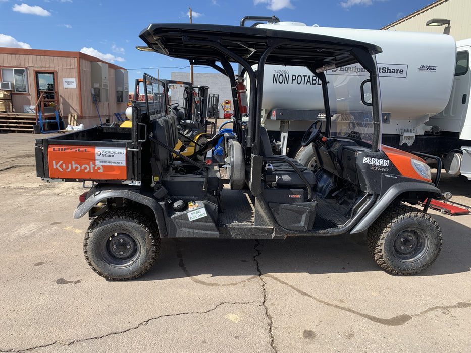 2022 Kubota RTV-X1140W-H Plastic Canopy, Windshield Acrylic Clear, LED Strobe Light, Wire Harness Kit, Back up Alarm