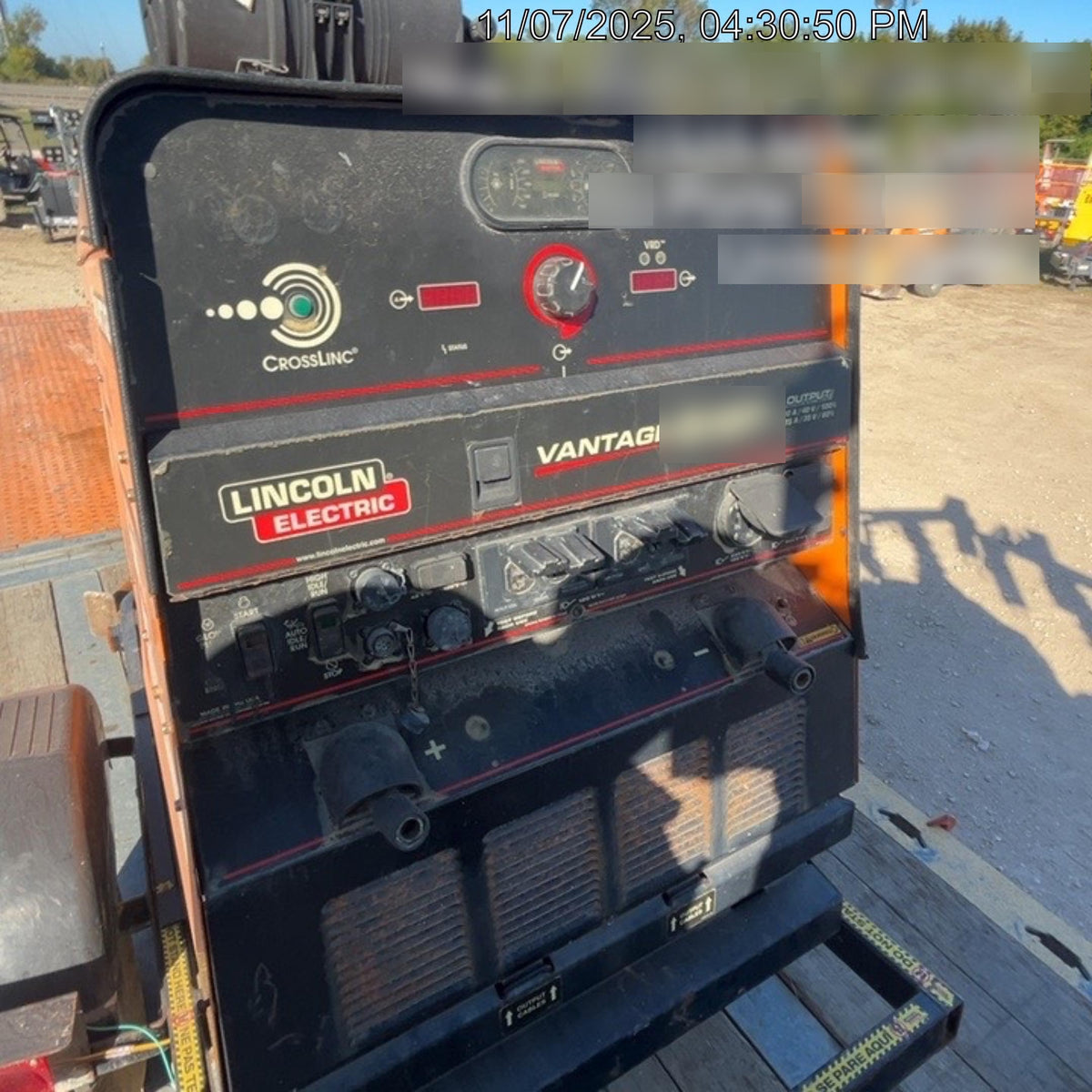 2021 Lincoln Electric Vantage 549X Ready Pak 3, ORANGE (includes trailer, cable rack, fender light kit)