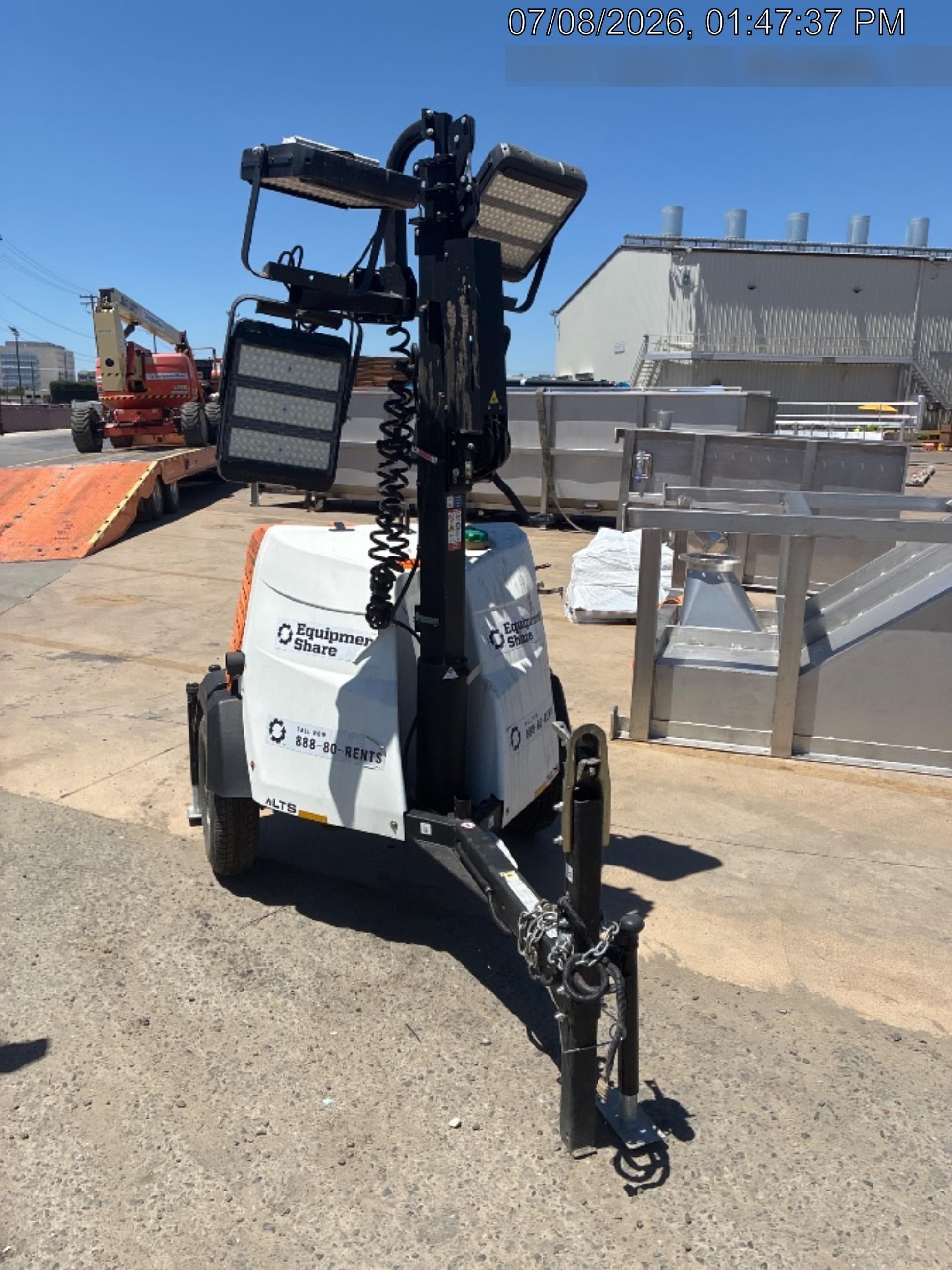 2024 Generac MLT2 Diesel, Flex Switch 120V Input, Powerzone Controller, 
(4) 320W LED Lights, 4kW Generator, 39.9 Gal Fuel Tank, 2" Ball, T3