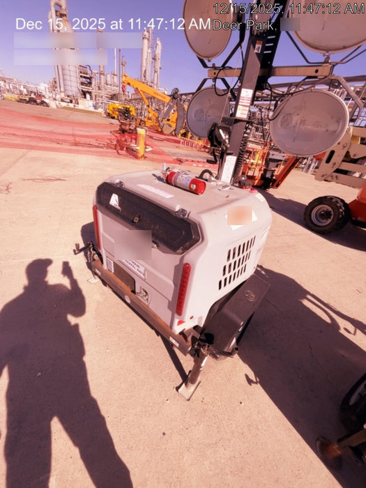 2019 Wacker Neuson LTV6L-MH Wacker Neuson LTV6L Mobile Light Tower w/Fuel Level Sensor Installed