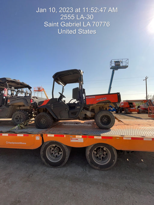 2019 Kubota RTV-XG850WL-H 4wd Utility Cart, Gas, 2 Seat, LED Strobe, Windshield Tempered Glass, Plastic Canopy, Wire Harness Kit, Backup Alarm