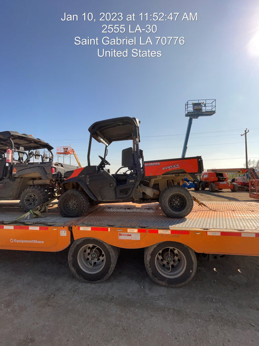 2019 Kubota RTV-XG850WL-H 4wd Utility Cart, Gas, 2 Seat, LED Strobe, Windshield Tempered Glass, Plastic Canopy, Wire Harness Kit, Backup Alarm