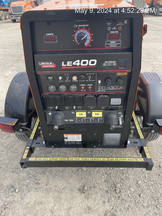 2022 Lincoln Electric LE400 Kubota V1505, Trlr, Cable Rack, Light Kit, ES Decals, T3