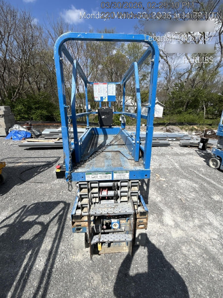 2020 Genie GS-1930 Fixed rails with chain entry gate - Pre A92.20