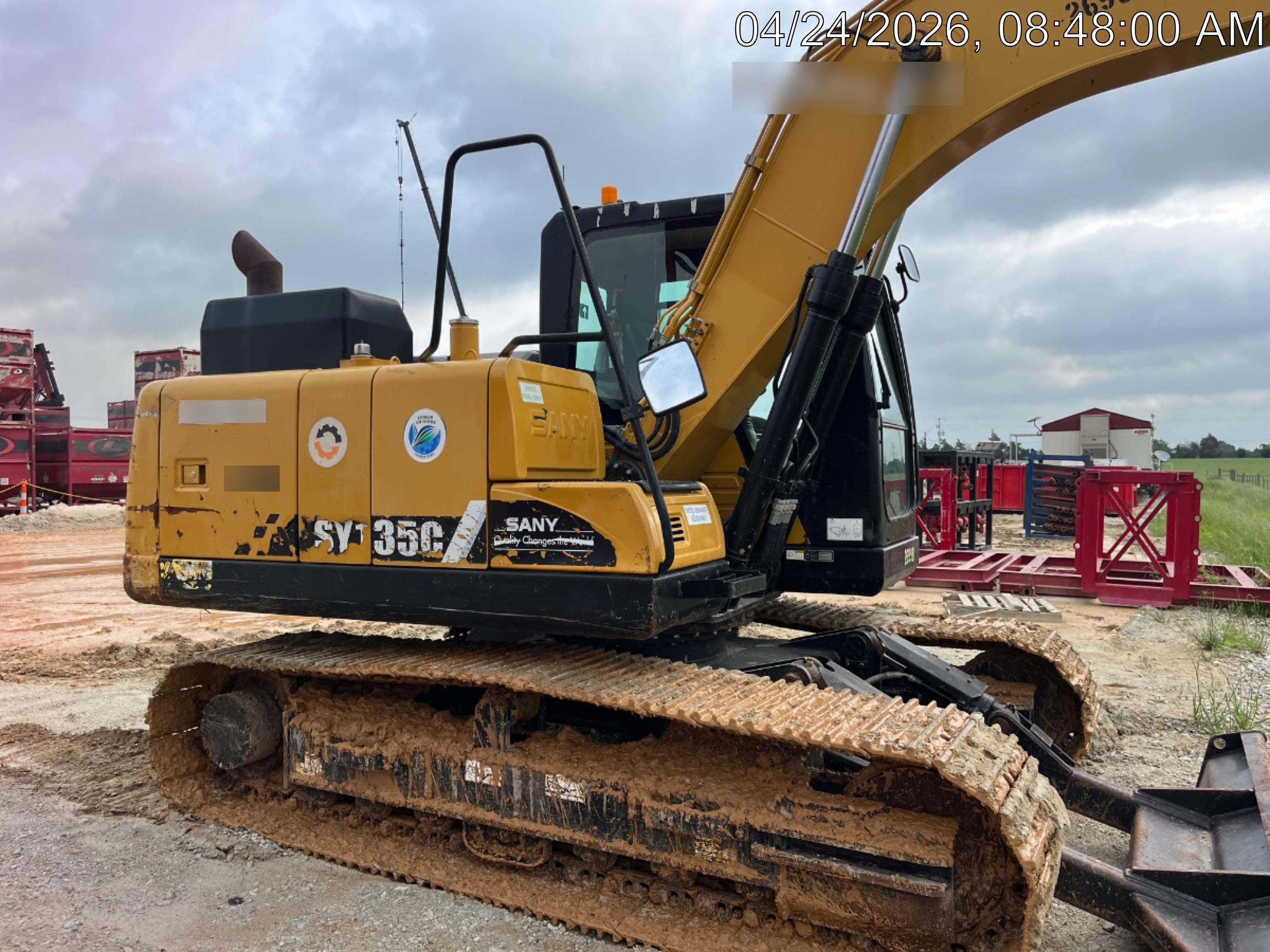 Sany SY135C SY135 Tier 4 - Cab, Hydraulic QC,  Buckets: 24" , 36" , Main Pin Hydraulic Thumb