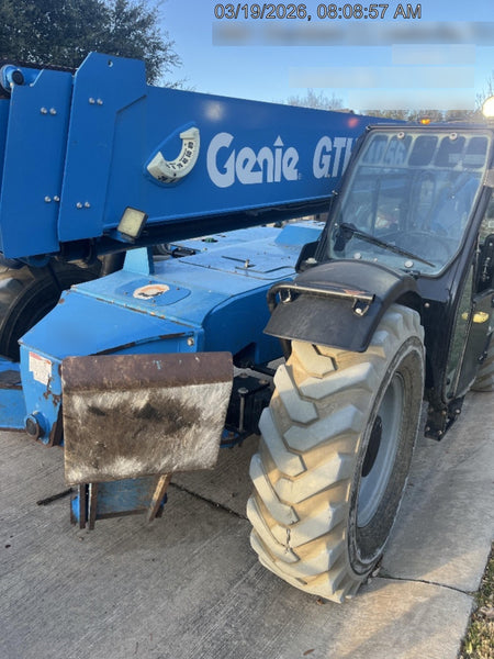 2018 Genie GTH-1056 Genie GTH-1056 w/CAB, Solid Tires, Work Lights, 60" carriage/forks, cab mesh, beacon