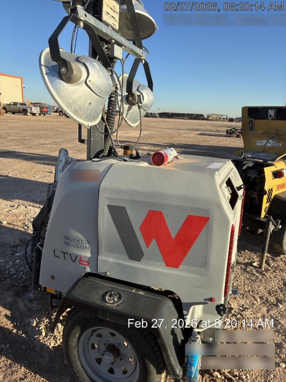2018 Wacker Neuson LTV6K-MH Wacker Neuson LTV6K Towable Light Tower