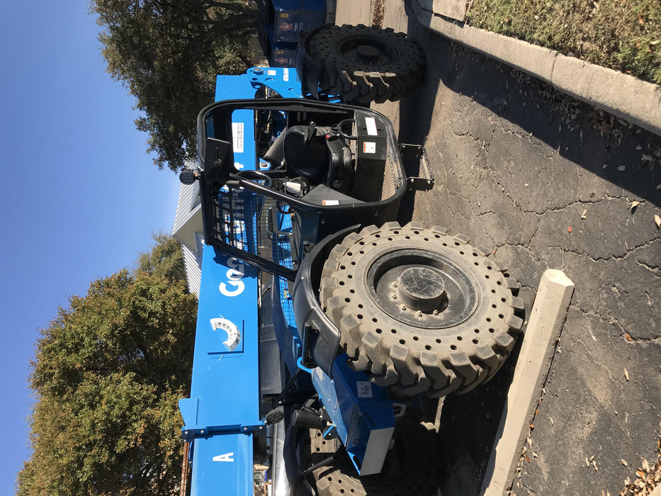 2018 Genie GTH-844 Genie GTH-844 w/Open ROPS, Solid Tires, beacon/work lights, 60" carriage/forks
