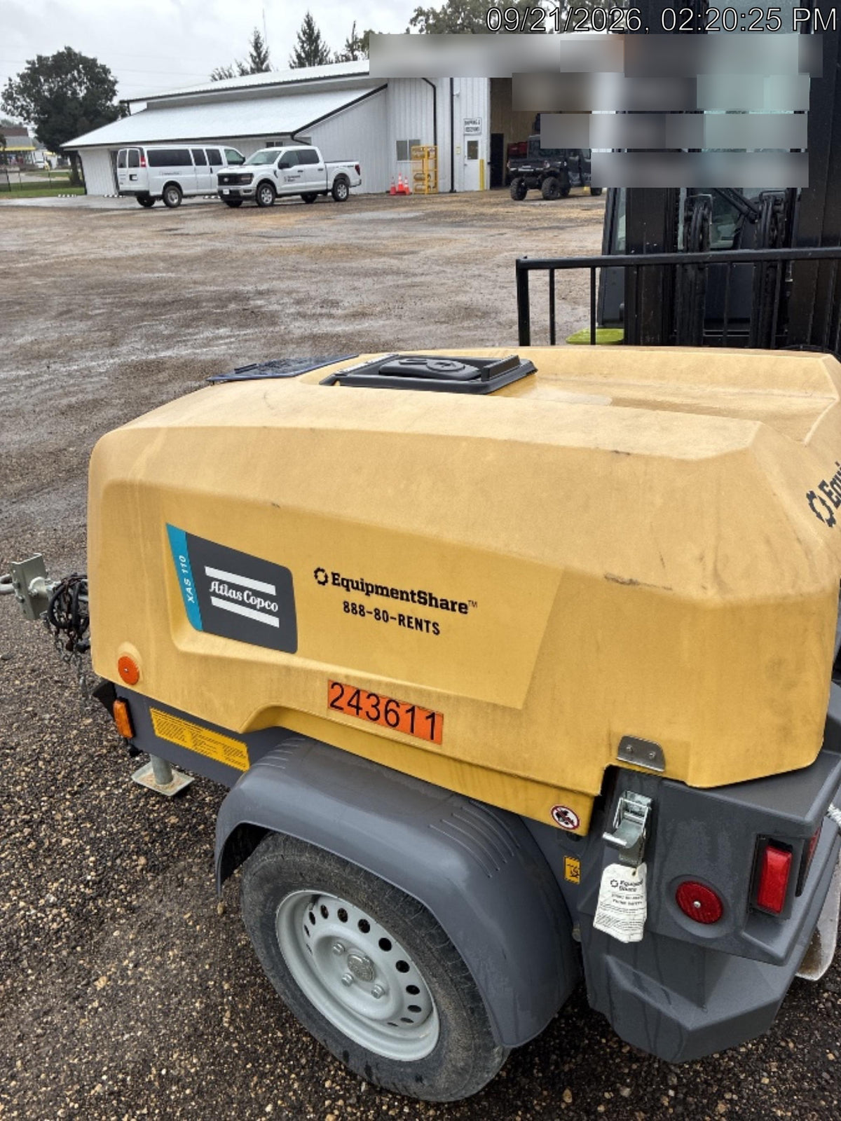 2022 ATLAS COPCO XAS 110
