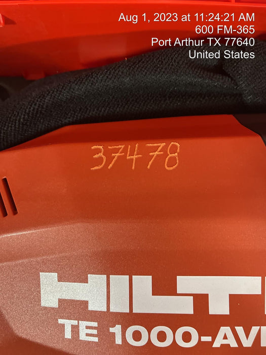 2019 HILTI TE 1000-AVR