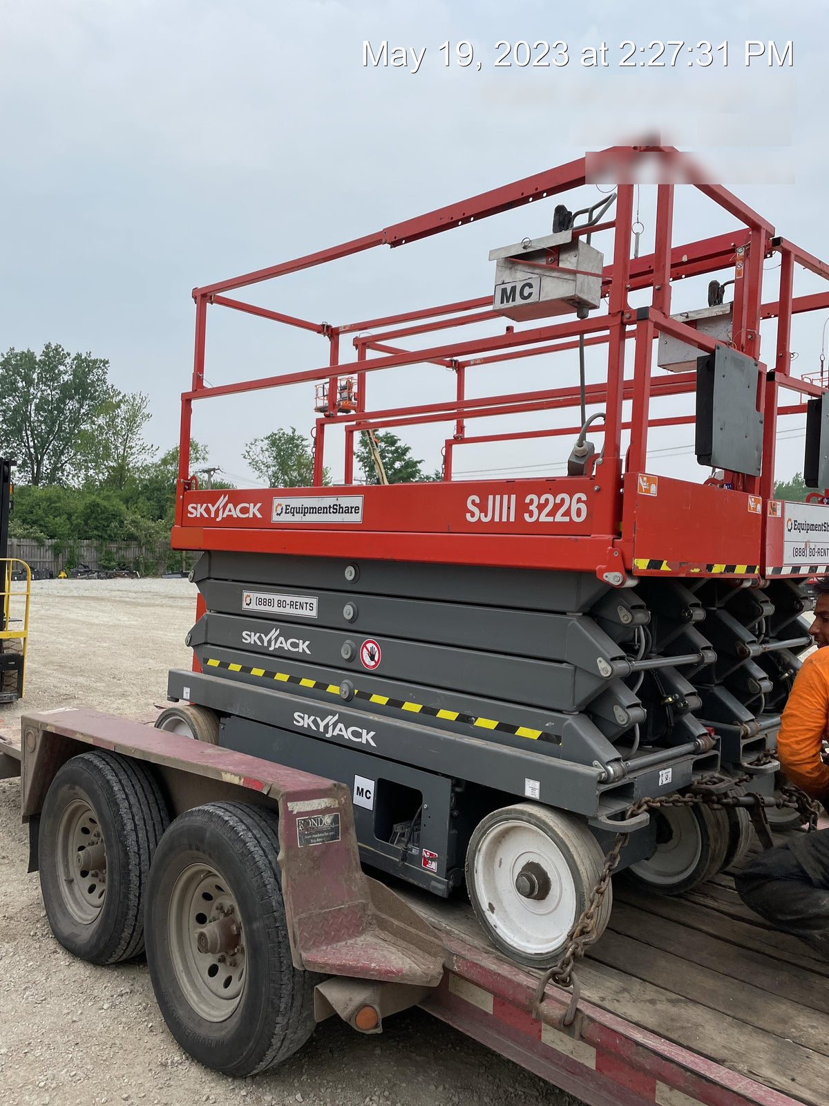 2018 Skyjack SJIII-3226 Standard Rental Specs