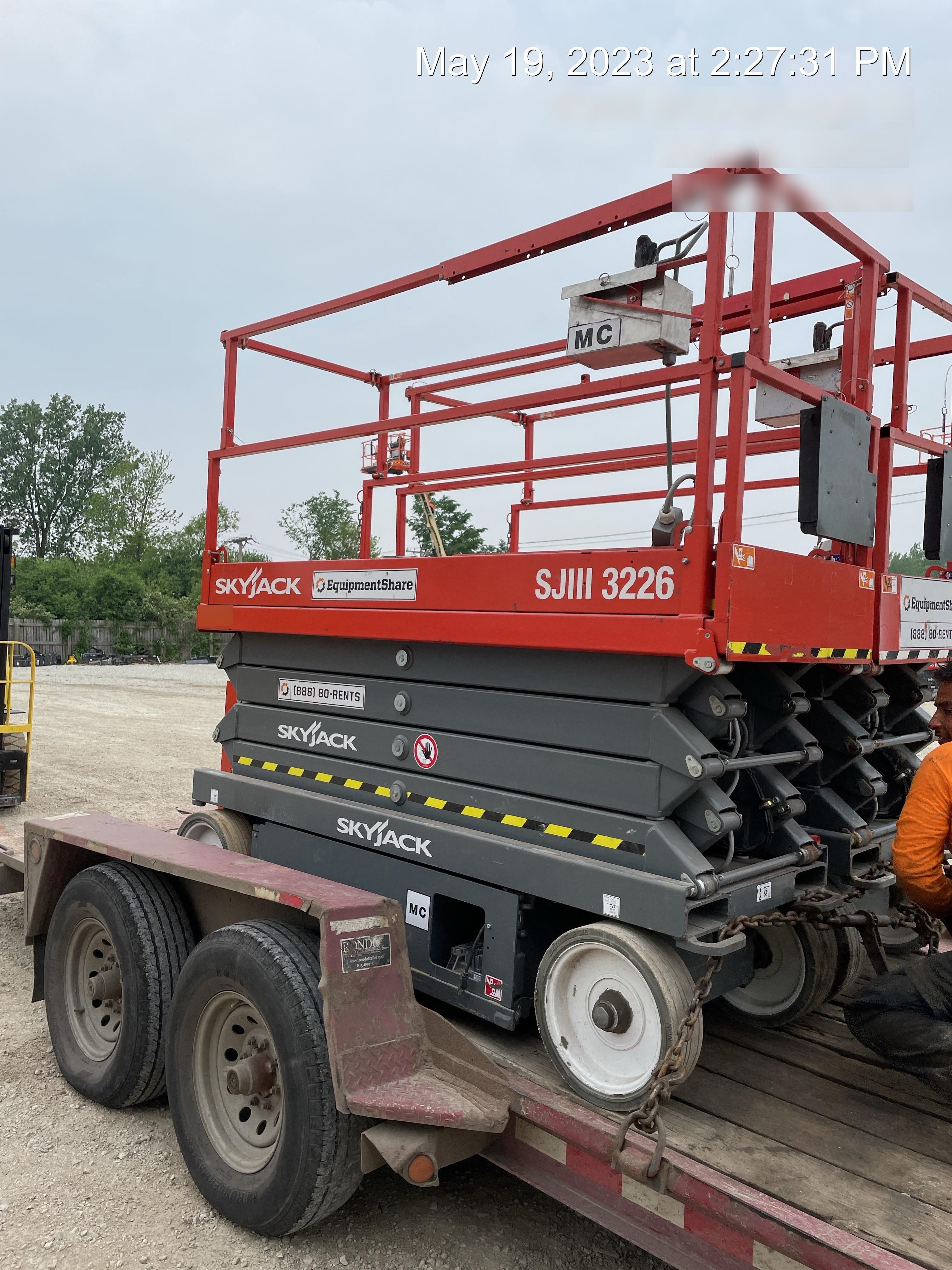 2018 Skyjack SJIII-3226 Standard Rental Specs