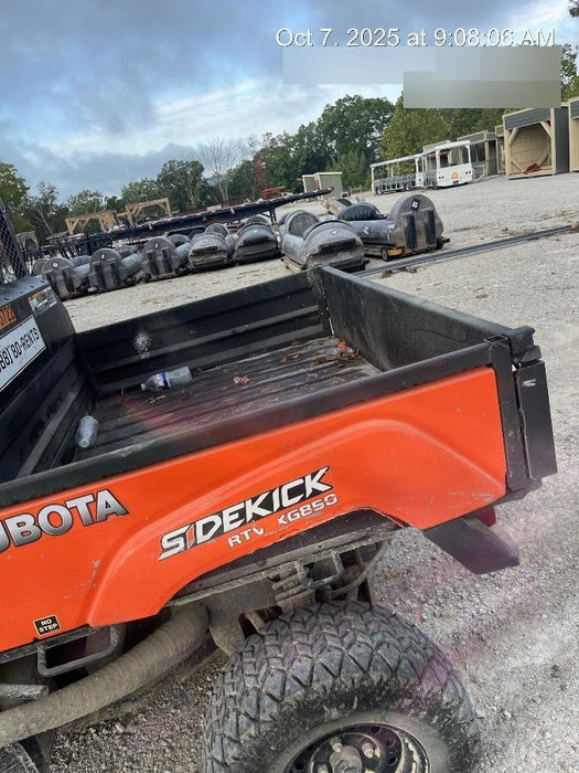 2019 Kubota RTV-XG850WL-H 4wd Utility Cart, Gas, 2 Seat, LED Strobe, Windshield Tempered Glass, Plastic Canopy, Wire Harness Kit, Backup Alarm