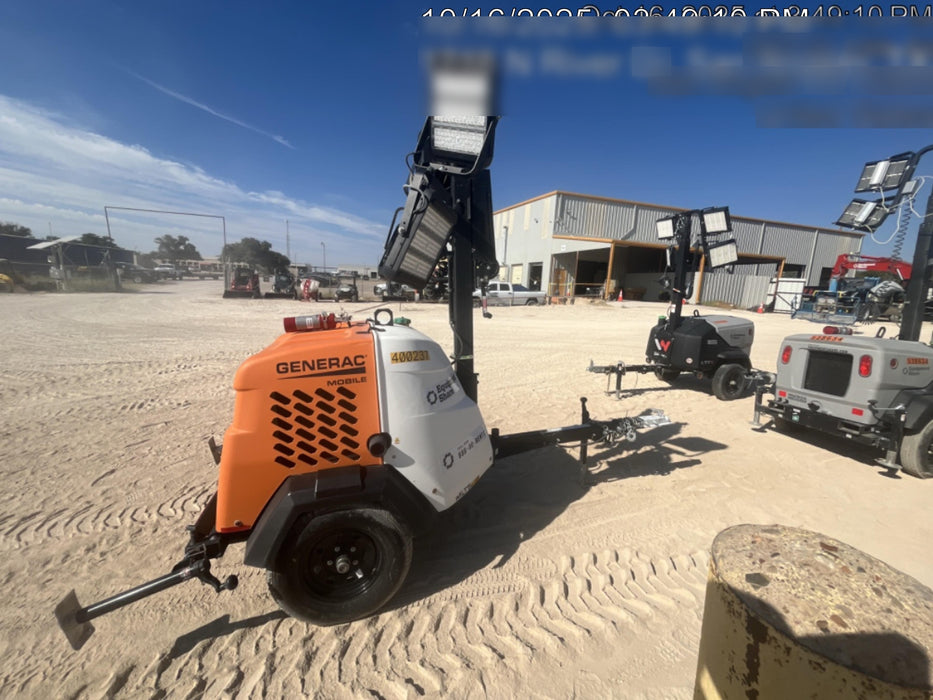 2024 Generac MLT2 Diesel, Flex Switch 120V Input, Powerzone Controller, 
(4) 320W LED Lights, 4kW Generator, 39.9 Gal Fuel Tank, 2" Ball, T3