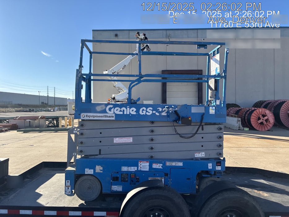 2018 Genie GS-3232 Genie GS-3232 w/Folding rails, Half height swing gate