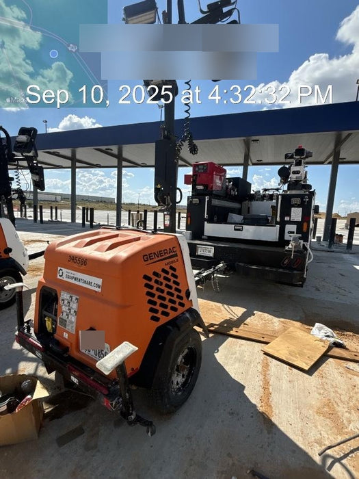 2024 Generac MLT2 Diesel, Flex Switch 120V Input, Powerzone Controller, 
(4) 320W LED Lights, 4kW Generator, 39.9 Gal Fuel Tank, 2" Ball, T3