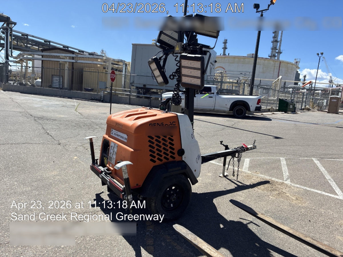 2024 Generac MLT2 Diesel, Flex Switch 120V Input, Powerzone Controller, 
(4) 320W LED Lights, 4kW Generator, 39.9 Gal Fuel Tank, 2" Ball, T3