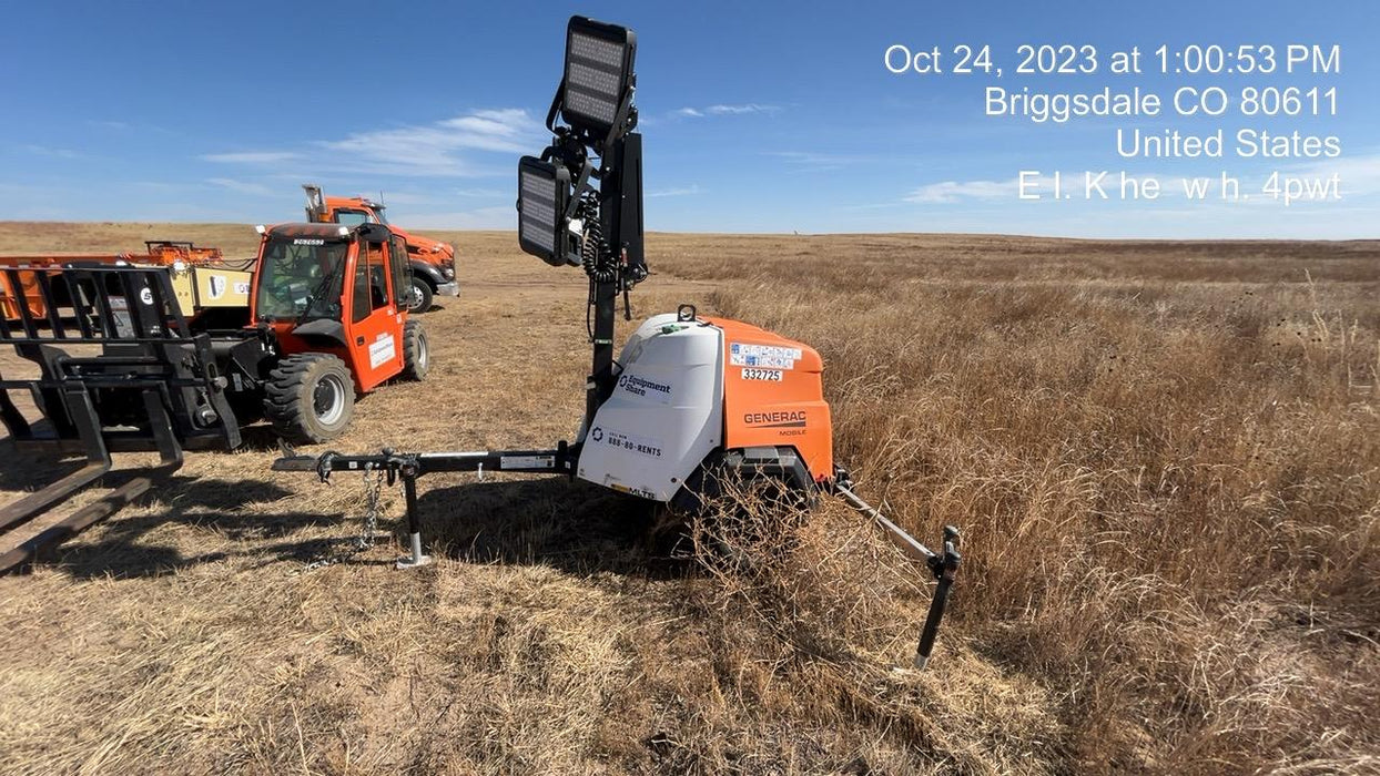 2023 Generac MLT2 Diesel, Flex Switch 120V Input, Powerzone Controller, (4) 320W LED Lights, 4kW Generator, 39.9 Gal Fuel Tank, 2" Ball, T3