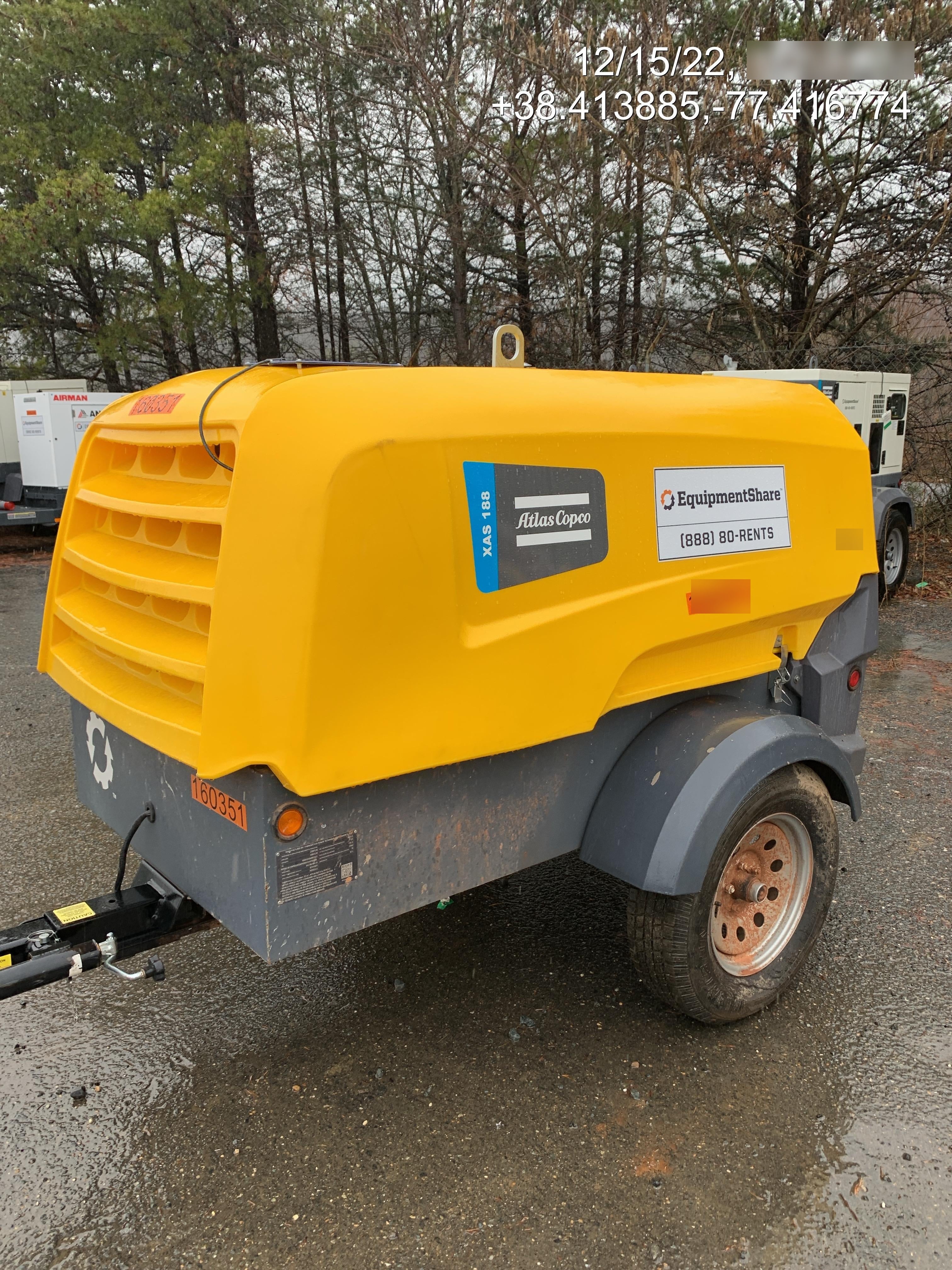 2021 ATLAS COPCO XAS188 CWK