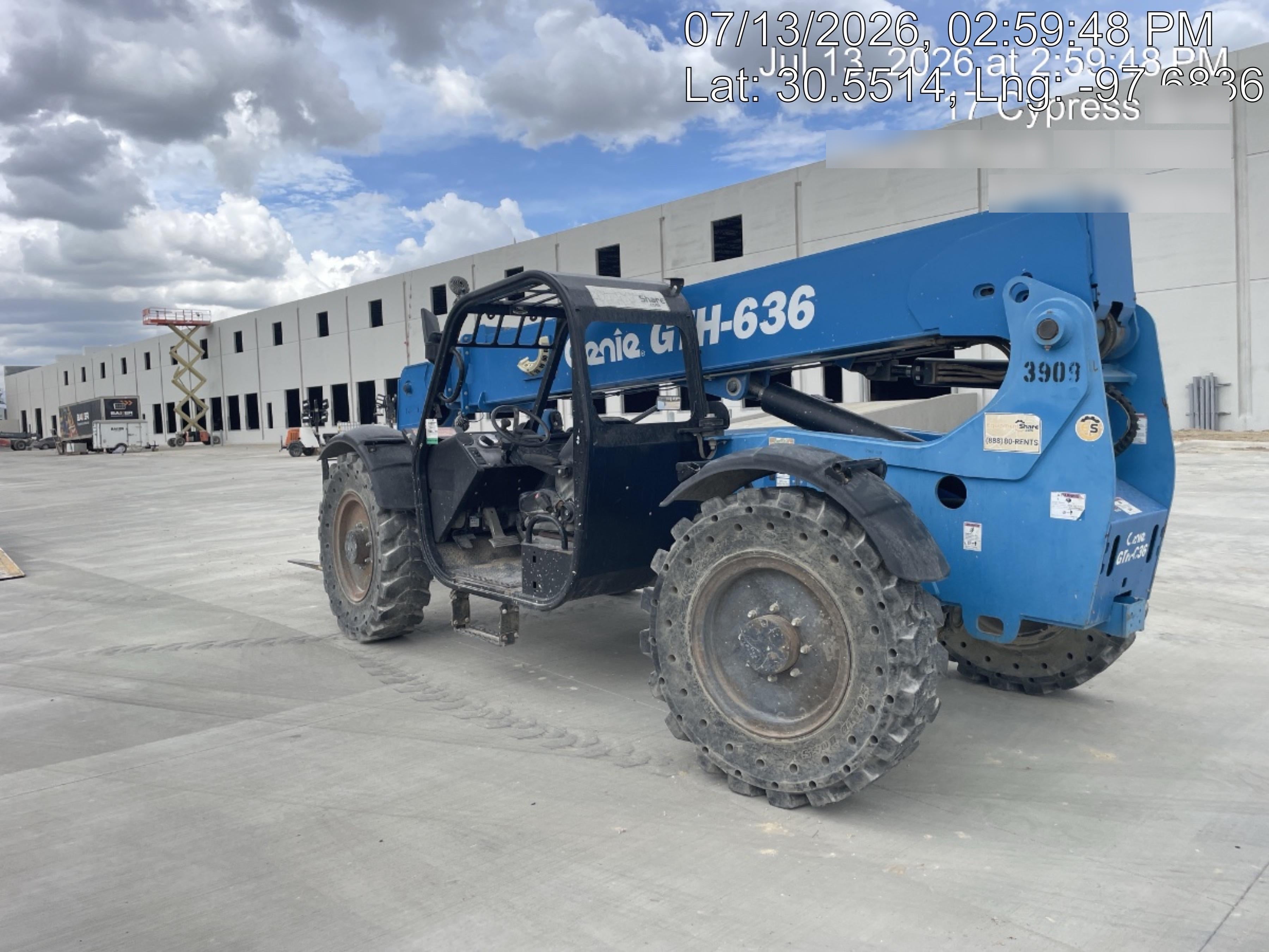 2017 Genie GTH-636 Genie GTH636, Foam Filled Tires, 48" carriage