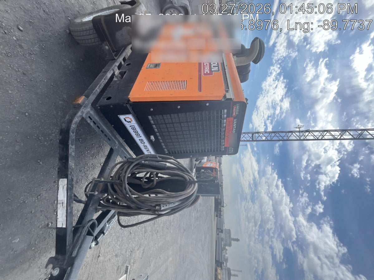 2021 Lincoln Electric Vantage 549X Ready Pak 3, ORANGE (includes trailer, cable rack, fender light kit)