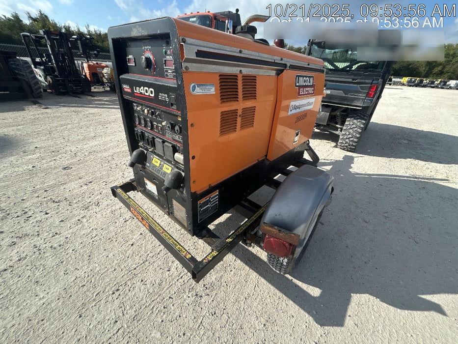 2022 Lincoln Electric LE400 Kubota V1505, Trlr, Cable Rack, Light Kit, ES Decals, T3