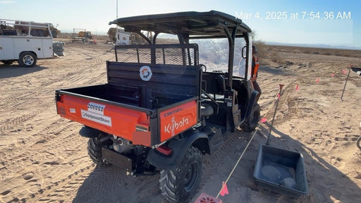 2022 Kubota RTV-X1140W-H Plastic Canopy, Windshield Acrylic Clear, LED Strobe Light, Wire Harness Kit, Back up Alarm