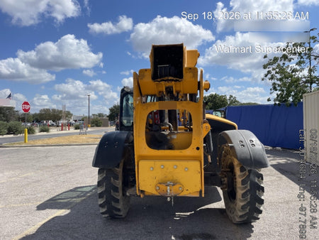2019 JCB 509-42 JCB 509-42 Enclosed Cab, 74 HP, Solid Tires, Worklights, Beacon, Aux Hydraulics, Lifting Eye, 60" Carriage/60" Forks