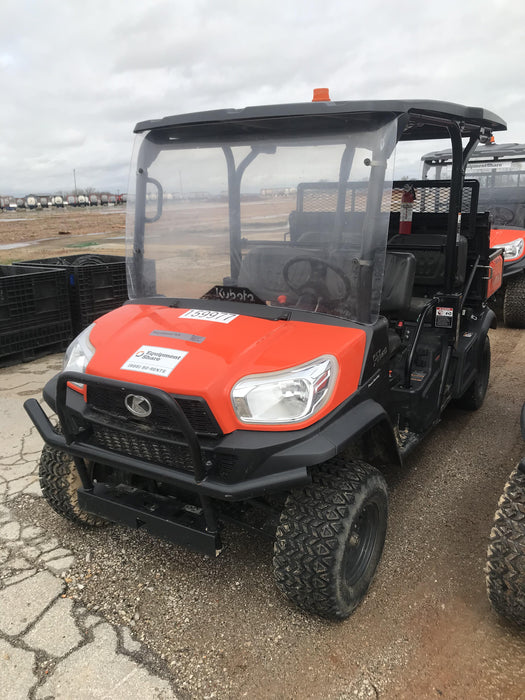 2021 Kubota RTV-X1140W-H Plastic Canopy, Windshield Acrylic Clear, LED Strobe Light, Wire Harness Kit, Back up Alarm
