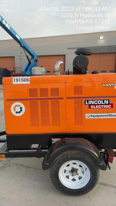 2021 Lincoln Electric Vantage 549X Ready Pak 3, ORANGE (includes trailer, cable rack, fender light kit)
