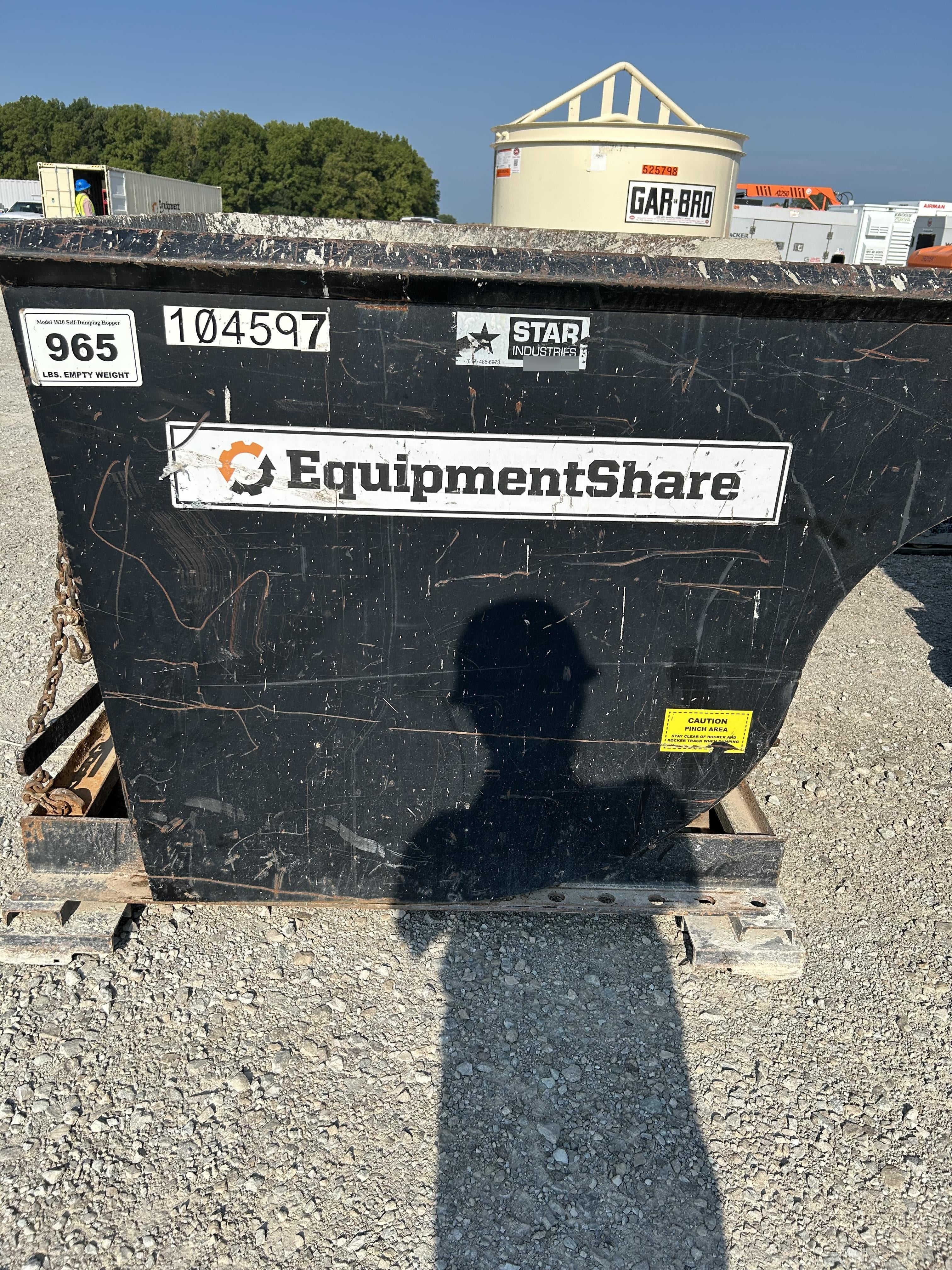 2020 STAR INDUSTRIES M-1820 - Self-Dump Hopper