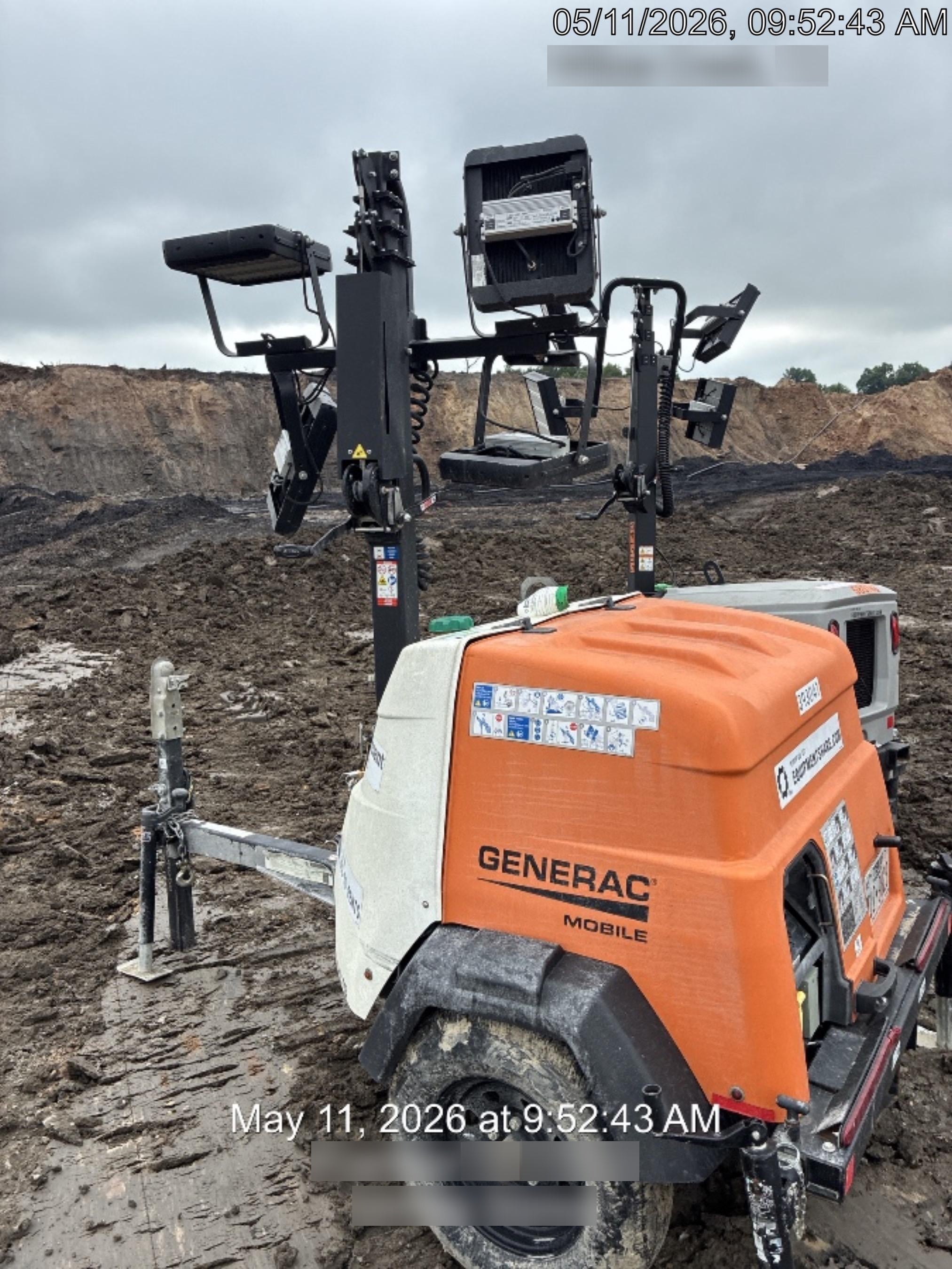 2024 Generac MLT2 Diesel, Flex Switch 120V Input, Powerzone Controller, 
(4) 320W LED Lights, 4kW Generator, 39.9 Gal Fuel Tank, 2" Ball, T3