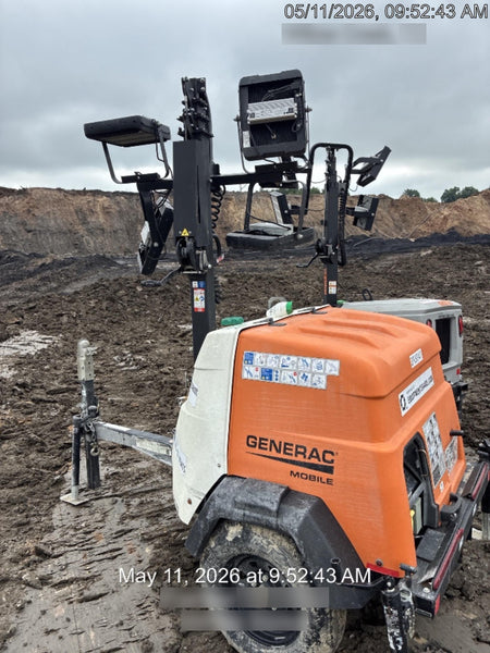 2024 Generac MLT2 Diesel, Flex Switch 120V Input, Powerzone Controller, 
(4) 320W LED Lights, 4kW Generator, 39.9 Gal Fuel Tank, 2" Ball, T3