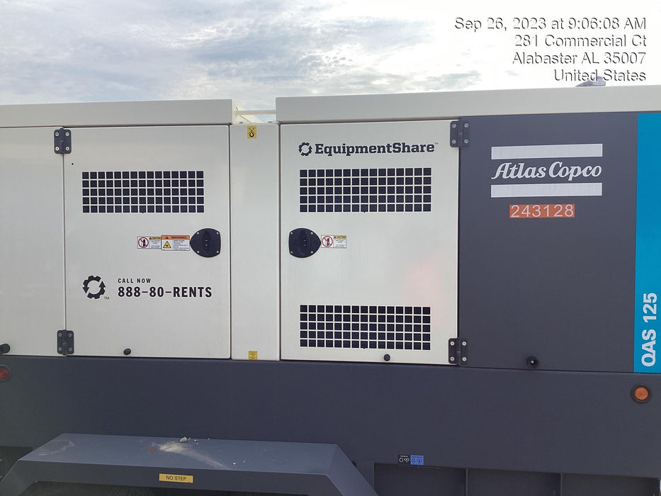 2022 ATLAS COPCO QAS 125