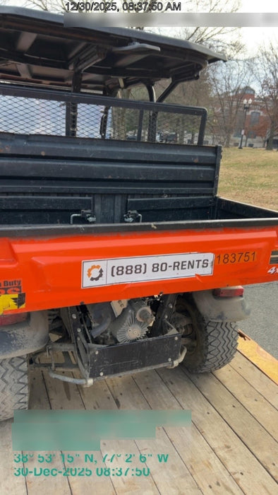 Kubota RTV-X1140W-H Plastic Canopy, Windshield Acrylic Clear, LED Strobe Light, Wire Harness Kit, Back up Alarm