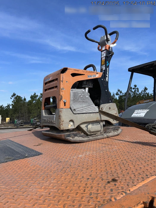 2023 Multiquip MV308GH Honda GX270, 18" Plate, Tachometer