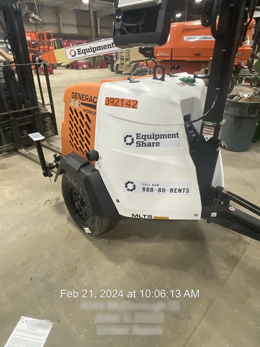 2024 Generac MLT2 Diesel, Flex Switch 120V Input, Powerzone Controller, 
(4) 320W LED Lights, 4kW Generator, 39.9 Gal Fuel Tank, 2" Ball, T3