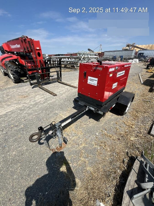 2023 Shindaiwa DGW400MDL Kubota D902 Engine, 23 HP, Dual Op Welder, Wire, Arc, Droop Stick, Tig, and CC Stick Functionality, Simulphase, 3 Phase and 1 Phase Gen Output, Single Axle NB Trlr, Slr Trckl Chrg 12V 12W, Fire Ext