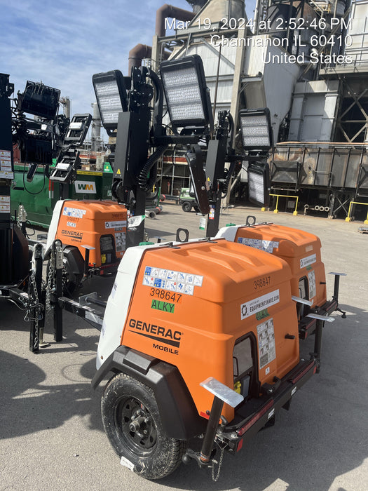 2024 Generac MLT2 Diesel, Flex Switch 120V Input, Powerzone Controller, 
(4) 320W LED Lights, 4kW Generator, 39.9 Gal Fuel Tank, 2" Ball, T3