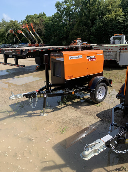 2021 Lincoln Electric Vantage 322 Vantage 322 Ready Pak 3 w/ Decals, ORANGE (includes trailer, cable rack, fender light kit) NO Telematics