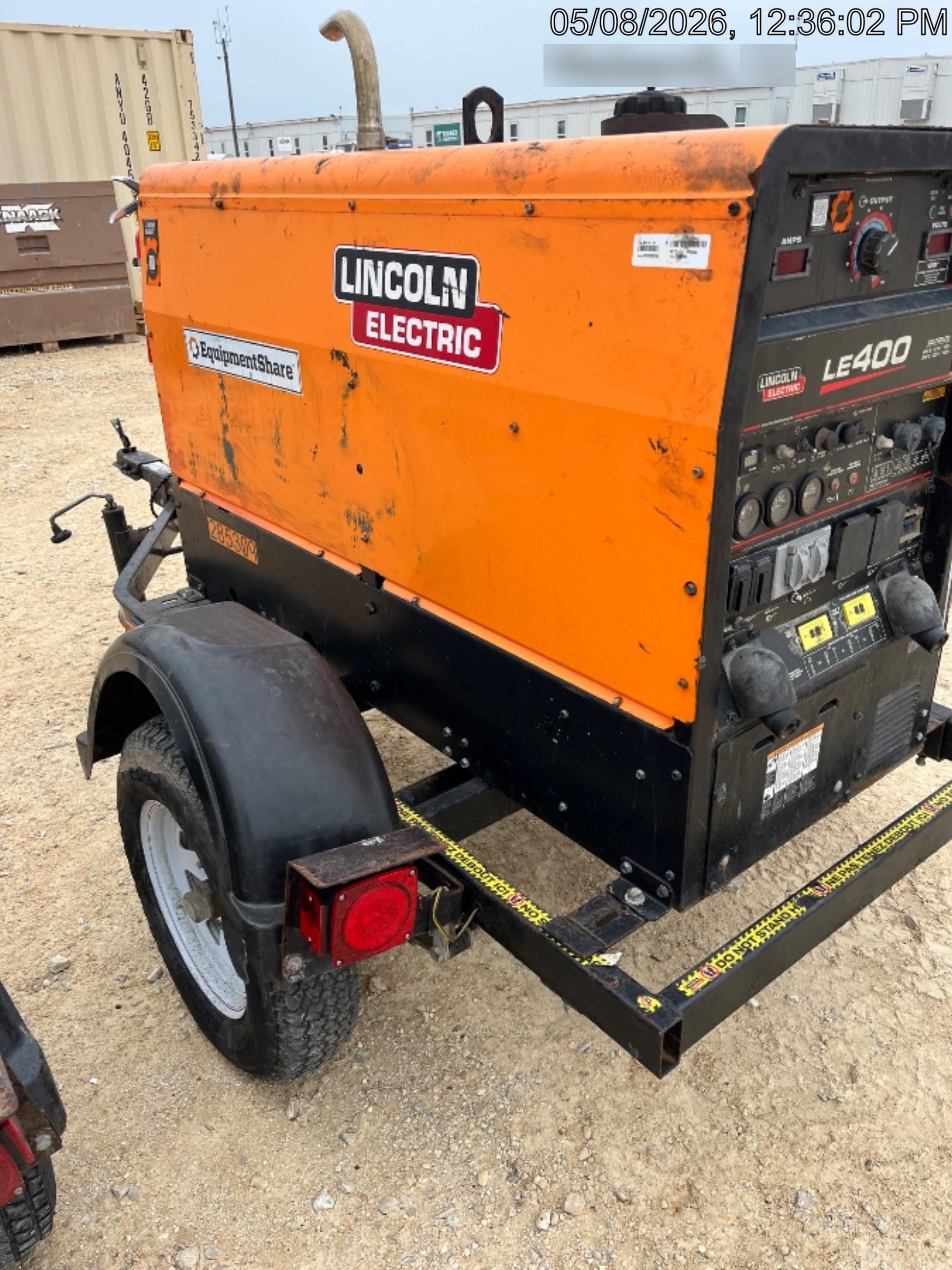 2022 Lincoln Electric LE400 Kubota V1505, Trlr, Cable Rack, Light Kit, ES Decals, T3