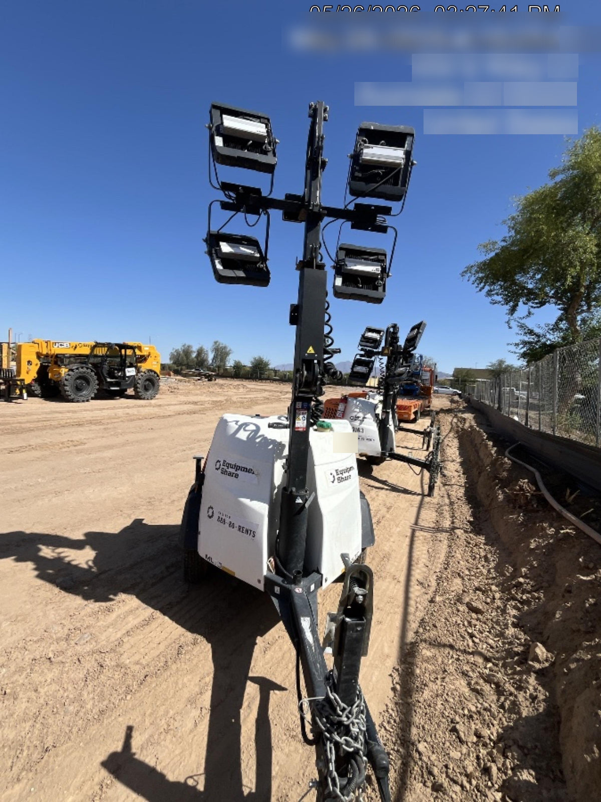 2024 Generac MLT2 Diesel, Flex Switch 120V Input, Powerzone Controller, 
(4) 320W LED Lights, 4kW Generator, 39.9 Gal Fuel Tank, 2" Ball, T3