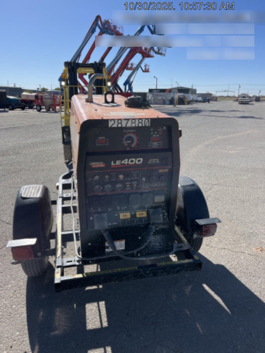 2023 Lincoln Electric LE400 Kubota V1505, Trlr, Cable Rack, Light Kit, ES Decals, T3