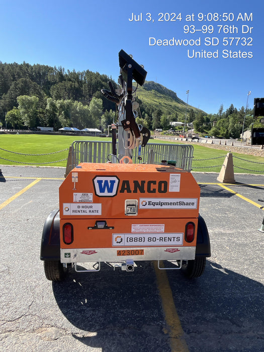 2024 Wanco WLTT-4MM4K Diesel, Deep Sea Controller, Shore Power Plug, Auto Start, (4) 350W LED Floodlights, 4kW Generator, 60 Gal Fuel Tank, 2" Ball, T3